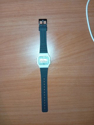 Reloj Romtimes F-91W Digital Blanco