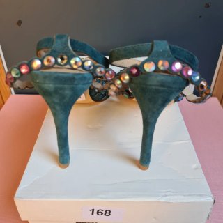 Sandalias joya Alma en Pena Verde Océano Talla 37
