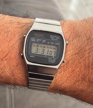 Seiko Quartz LC Vintage 1976 Cronógrafo