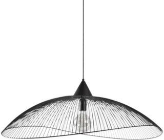 Lampada,applique e comodino in metallo nero