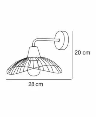 Lampada,applique e comodino in metallo nero