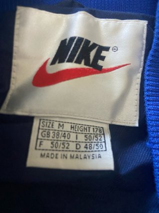 Giubbotto Nike Vintage Blu e Nero
