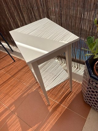 Mesita de noche Ikea Hemnes blanca