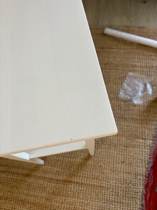 Mesita de noche Ikea Hemnes blanca