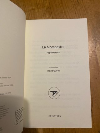 Libro La biomaestra