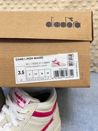 Diadora Scarpe Vera Pelle Tg 36