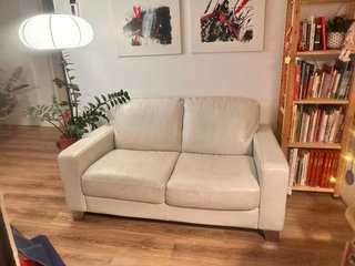 Sofá Natuzzi Piel Beige