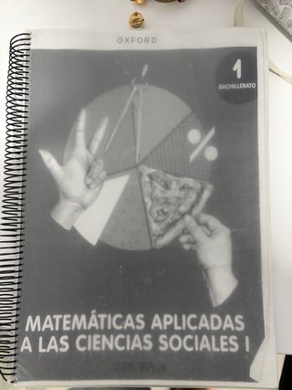 Libro impreso matematicas 1 de bachillerato social
