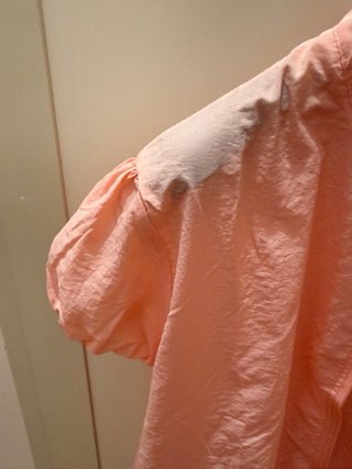 Giacca antivento rosa pesca