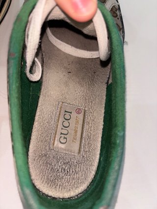 Scarpe Gucci Uomo Tela GG Marrone/Verde
