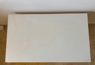 Mesa Escritorio Ikea Blanco Patas Forja
