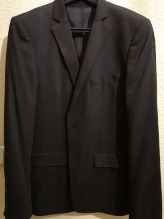 Giacchetta Zara Nero Uomo