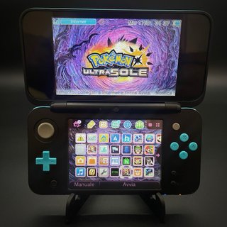 Nintendo New 2DS XL Nero/Azzurro +100 giochi