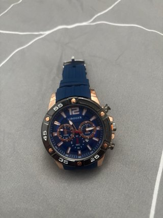 Reloj IBOGER Azul y Dorado