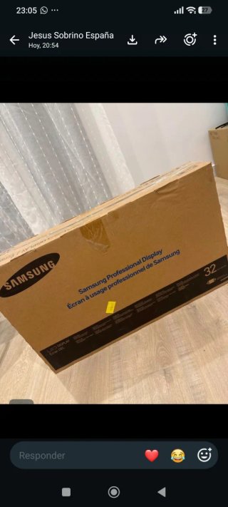 Pantalla Samsung Profesional 32 Negra.Modelo DC32C
