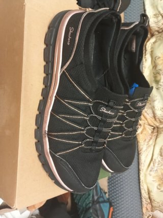 Skechers Sportive Donna Nero/Oro