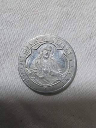 Medalla Religiosa Jesús Niños 5 Céntimos