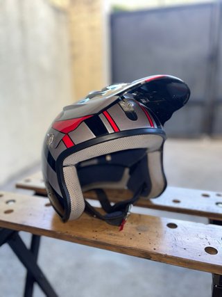 Casco Jet Trial moto JEB’S