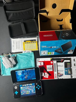 Nintendo New 2DS XL Negra/Azul
