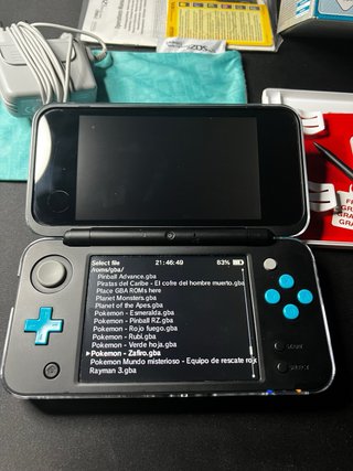 Nintendo New 2DS XL Negra/Azul