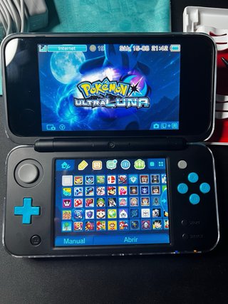 Nintendo New 2DS XL Negra/Azul