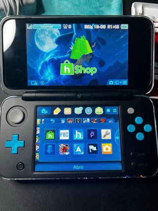 Nintendo New 2DS XL Negra/Azul