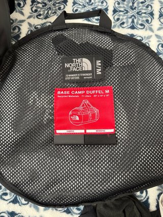 The North Face Base Camp Duffel M Bolsa Negra 71l