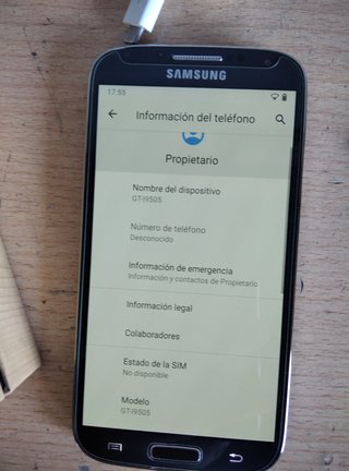 Samsung Galaxy S4 GT-I9505 Negro