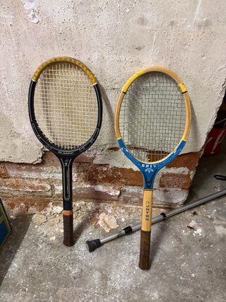 Lote 2 raquetas tenis antiguas