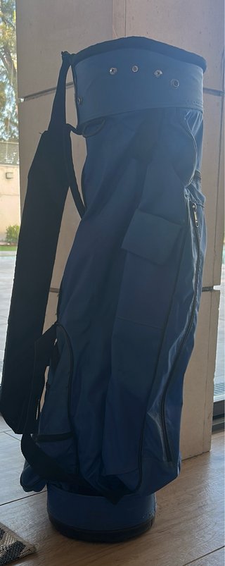 Bolsa de palos de golf azul, muy ligera