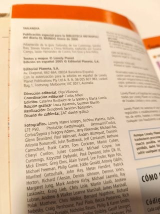Guia viaje Tailandia Lonely Planet