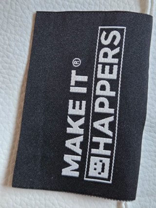 Puf pera XL HAPPERS blanco