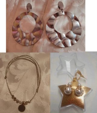 Pack Bisutería Pendientes y Pulsera