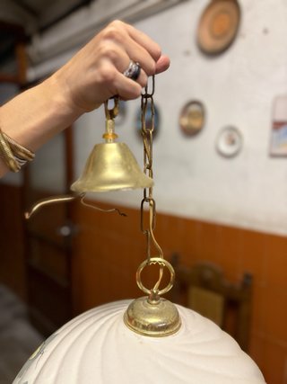 Lámpara de techo antigua