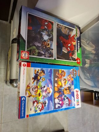 Puzzles Spiderman y Patrulla Canina
