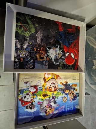 Puzzles Spiderman y Patrulla Canina