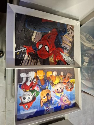 Puzzles Spiderman y Patrulla Canina