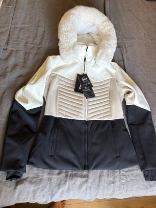 Chaqueta RECCO negra y blanca