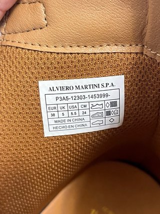 Stivaletti Alviero Martini neri multicolor taglia