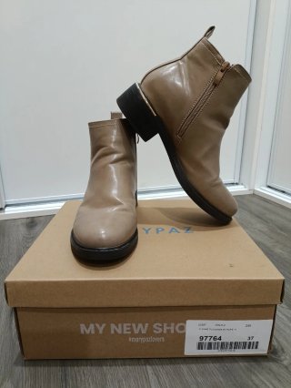 Botines Mary Paz topo cremallera lateral talla 37