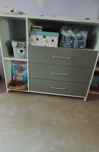 Mueble cambiador bebé