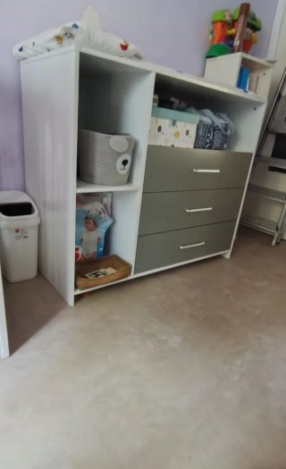 Mueble cambiador bebé