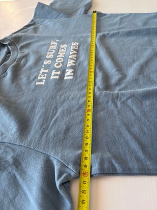 Sudadera azul niña surf