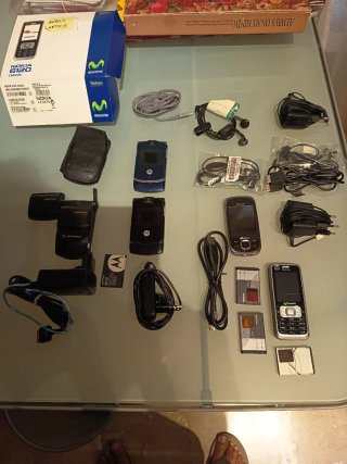 Lote móviles Motorola Star Tac y Nokia