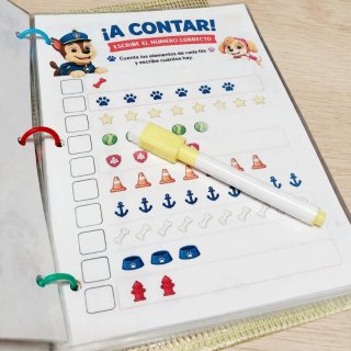 Cuaderno Matemáticas Patrulla Canina