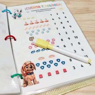 Cuaderno Matemáticas Patrulla Canina