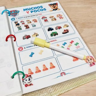 Cuaderno Matemáticas Patrulla Canina