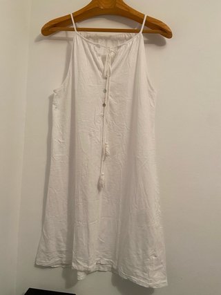 Vestido blanco holgado