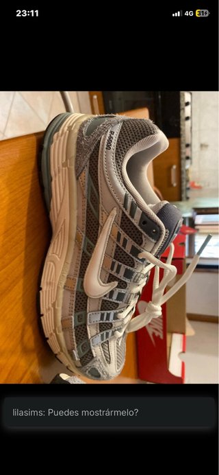 Nike P6000 Grigie/Bianche Tg 37.5 Nuove