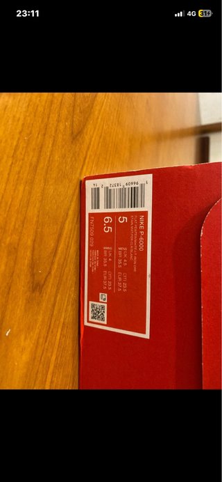 Nike P6000 Grigie/Bianche Tg 37.5 Nuove